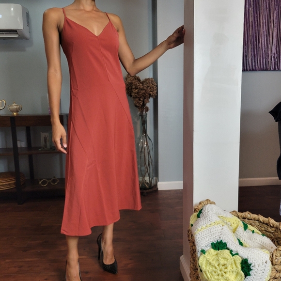 Thakoon Rust Slip Dress - Picture 14 of 16